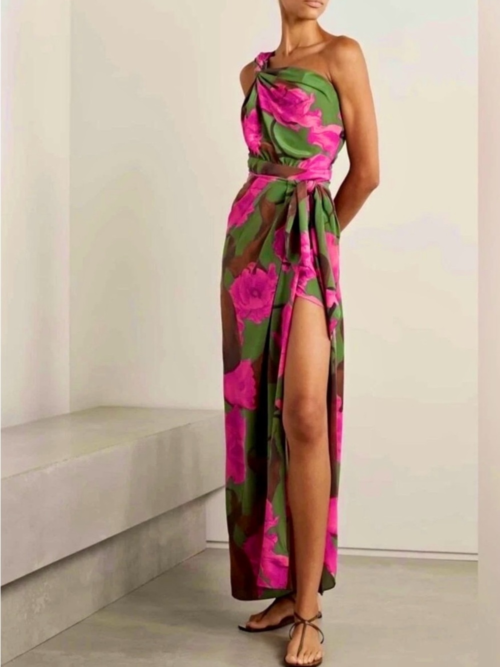 Johanna Ortiz San Basilio 100% Silk Convertible Dress And Coverup - Picture 16 of 16